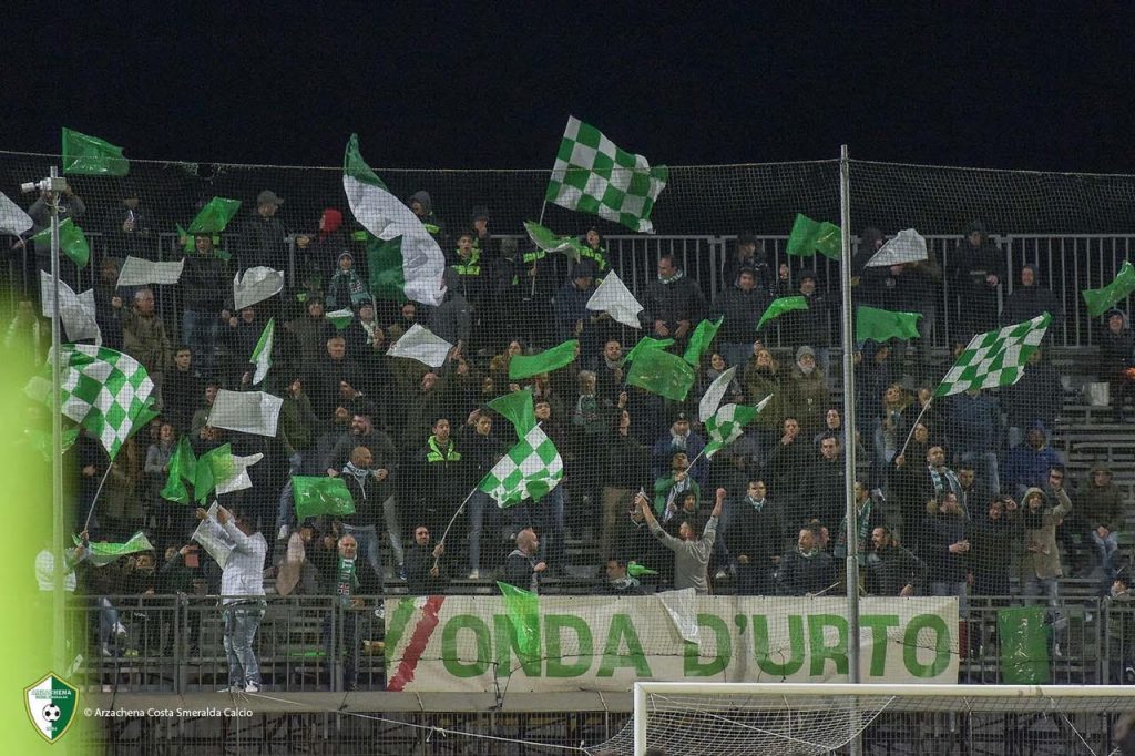 tifosi arzachena academy costa smeralda ripescaggio