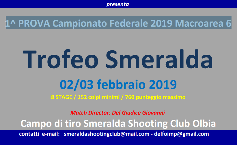 tiro dinamico sportivo trofe smeralda