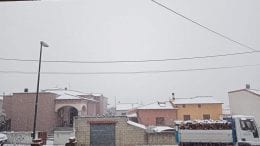 Buddusò neve Giuseppe Biancu