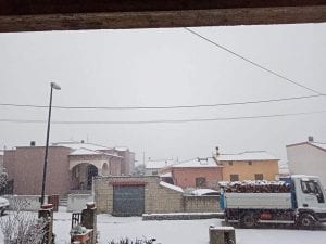 Buddusò neve Giuseppe Biancu