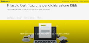 Dichiarazione Isee Poste Italiane