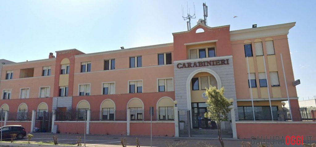 Caserma carabinieri Olbia delinquenza