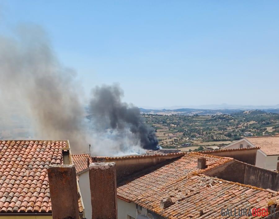 incendio berchidda