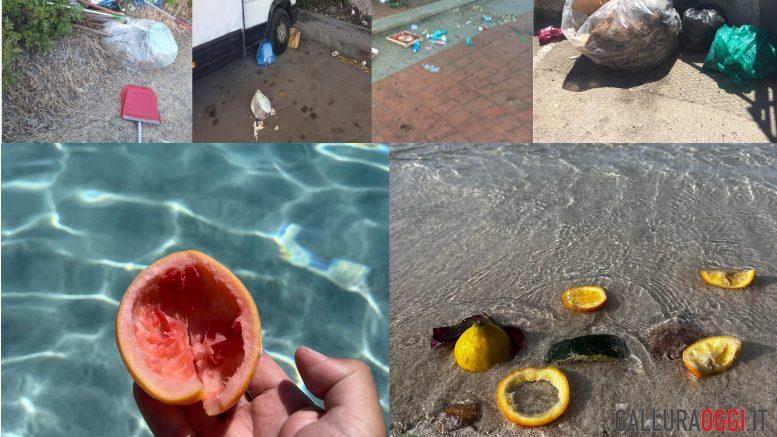 rifiuti spiagge spazzatura gallura incivili olbia la maddalena arzachena cala coticcio