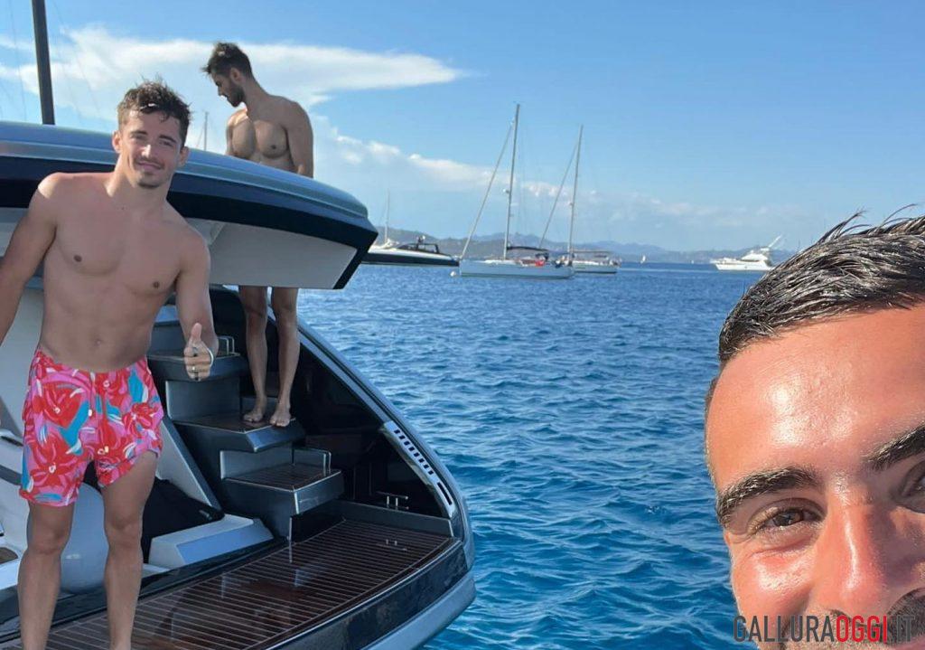 charles leclerc gallura porto cervo la maddalena