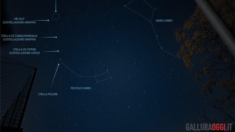 Posizione della cometa C/2022 E3 (ztf) il 31 gennaio 2023, ore 23.00 foto di Daniele Caruso