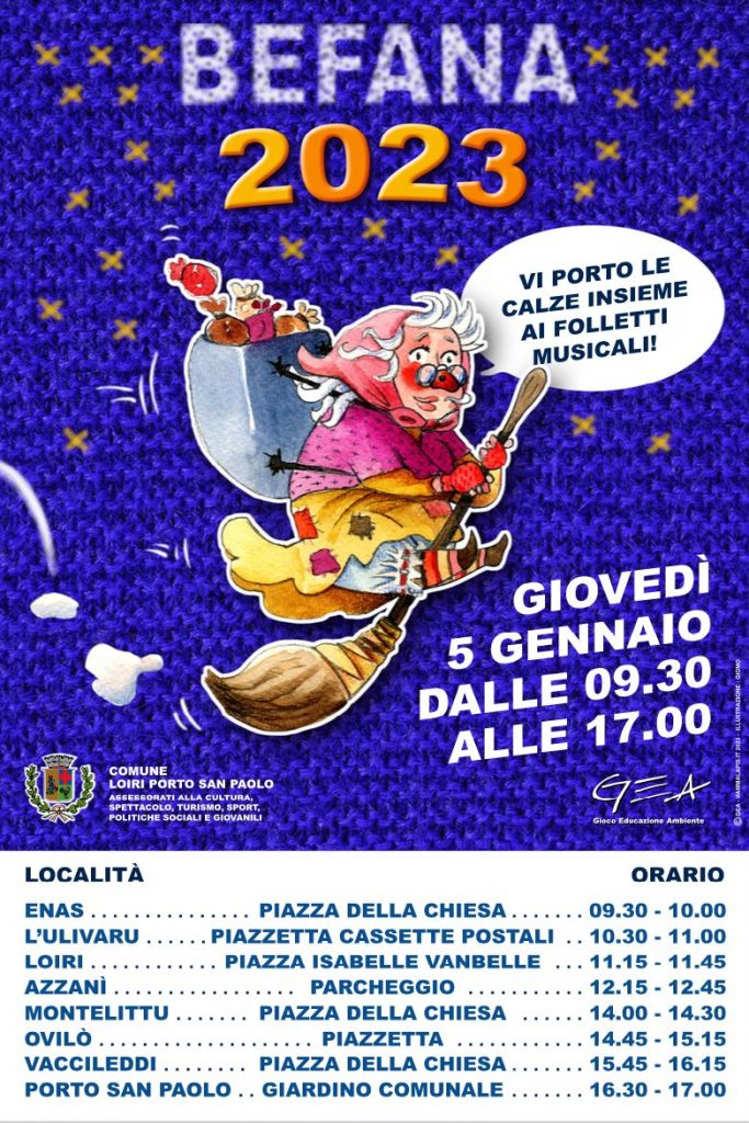 Befana Loiri Porto San Paolo