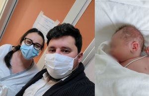 Stefania e padre Marian ed EfisioGăină