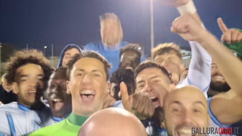 budoni calcio festeggiamenti coppa italia eccellenza