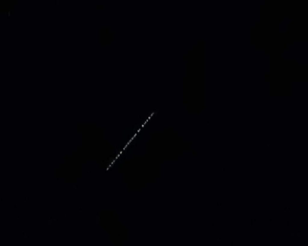 Ufo, Starlink sui cieli della Sardegna