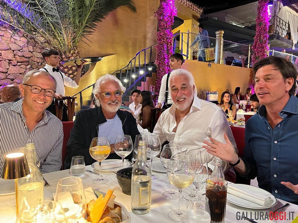 briatore formula 1 porto cervo