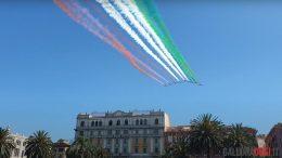 Frecce Tricolori in sardegna a Cagliari