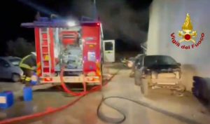incendio Olbia