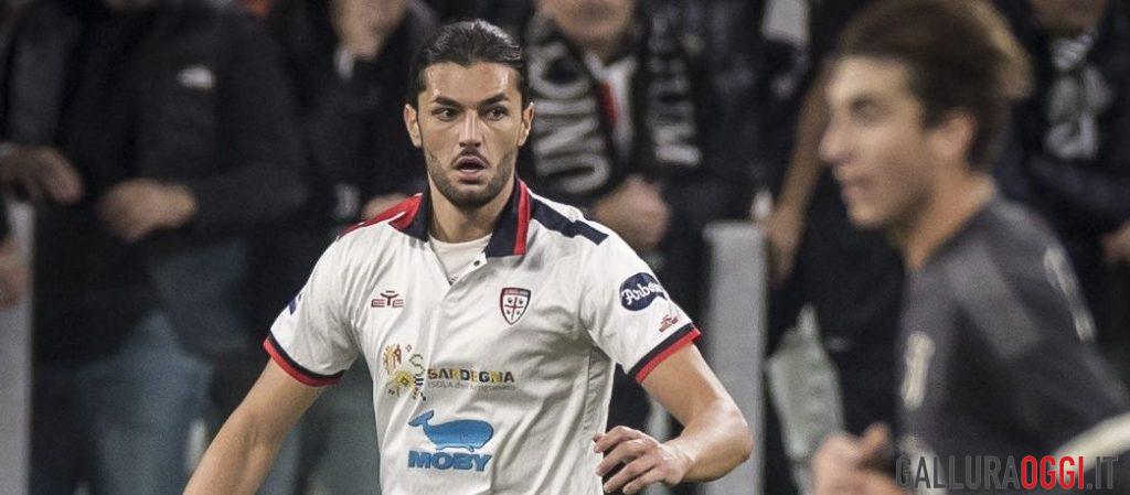 Alberto Dossena in un'azione di Juventus - Cagliari - Foto Cagliari Calcio