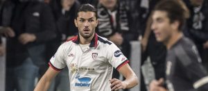 Alberto Dossena in un'azione di Juventus - Cagliari - Foto Cagliari Calcio