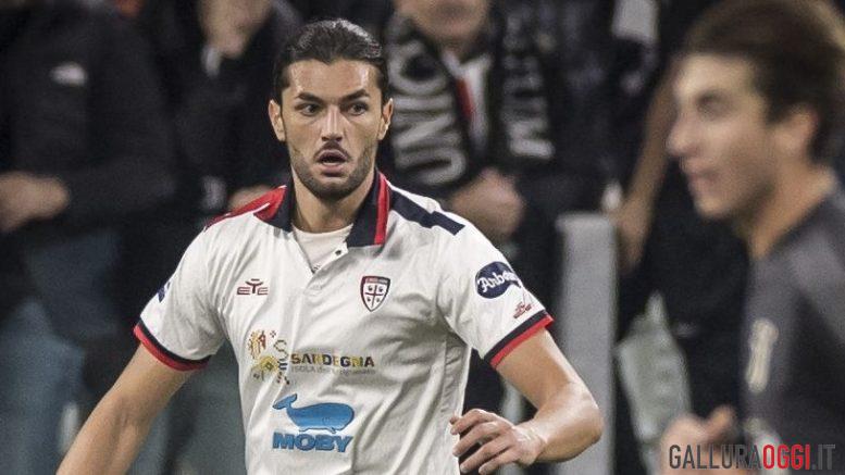 Alberto Dossena in un'azione di Juventus - Cagliari - Foto Cagliari Calcio