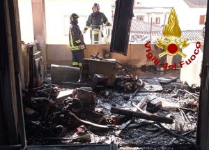 incendio Olbia