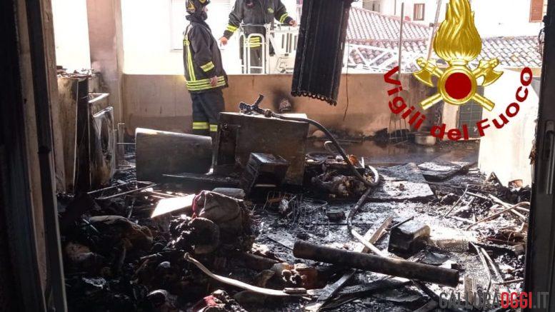 incendio Olbia