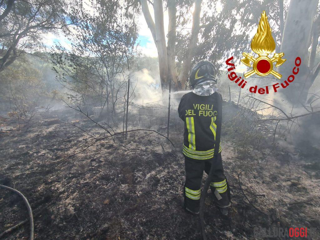 incendio Olbia