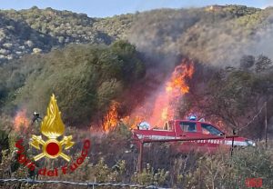 incendio Olbia