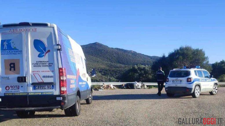 rifiuti abbandonati golfo aranci