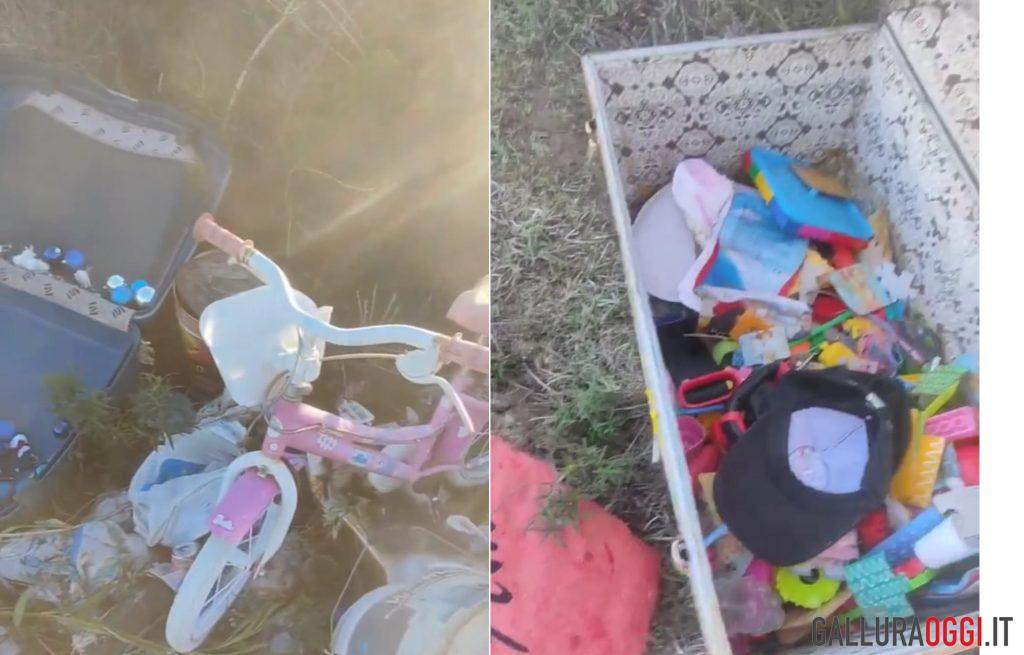 discarica giocattoli golfo aranci
