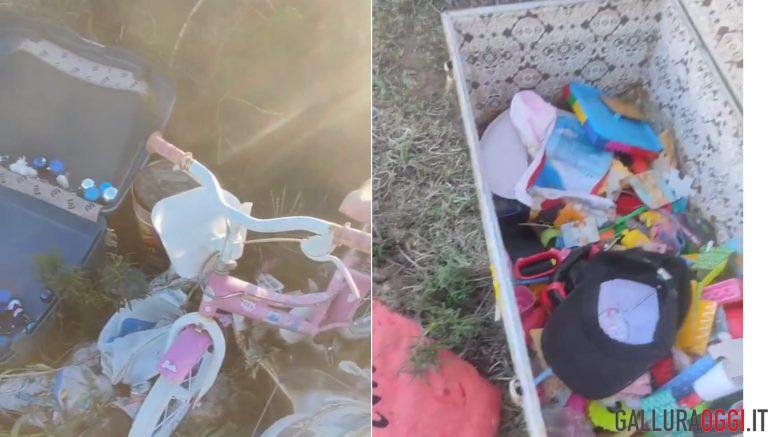 discarica giocattoli golfo aranci
