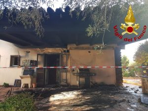 incendio Olbia