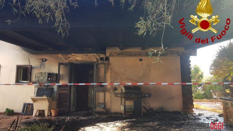 incendio Olbia