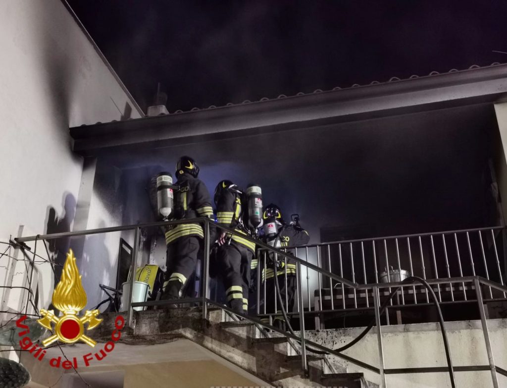 incendio Olbia