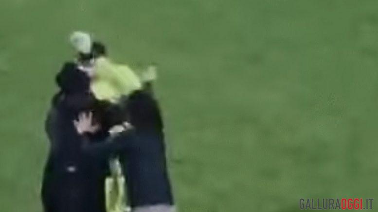 shpendi cesena olbia rinaldi aggressione