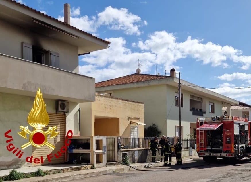 incendio Olbia