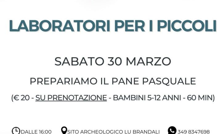 Laboratorio dedicato ai bambini a Santa Teresa Gallura