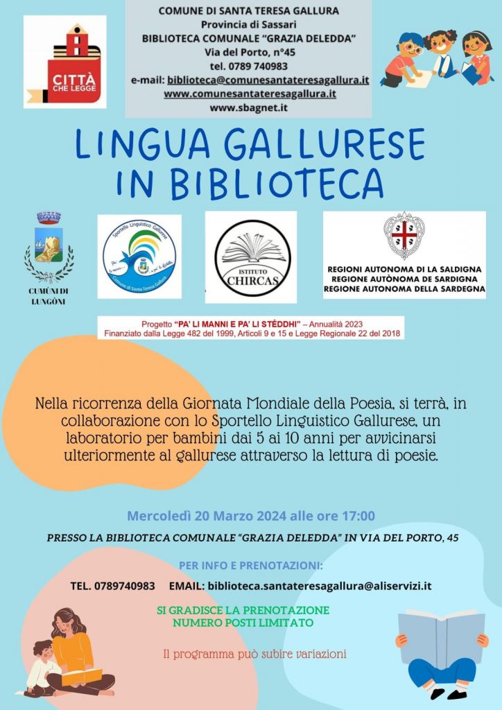 Laboratorio di lingua gallurese a Santa Teresa Gallura