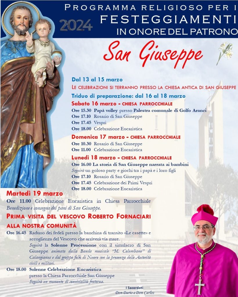 Festeggiamenti per il santo patrono a Golfo Aranci