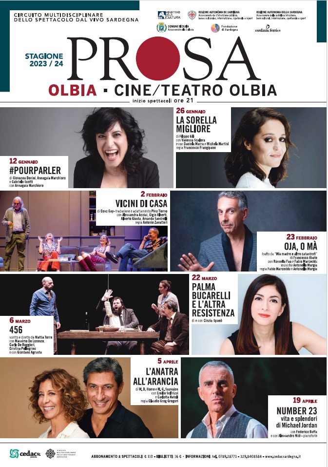 "Number 23" ultimo appuntamento con la stagione teatrale Cedac