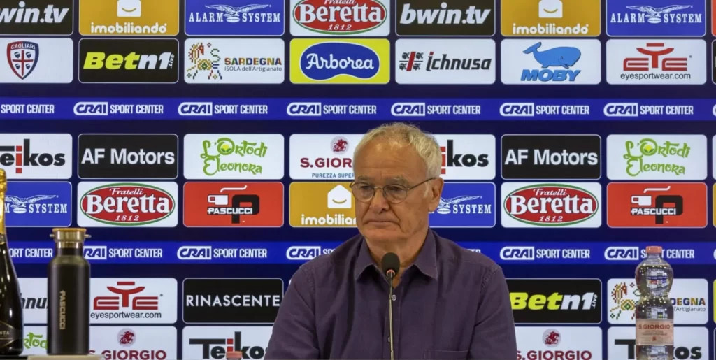 cagliari atalanta claudio ranieri foto cagliari calcio