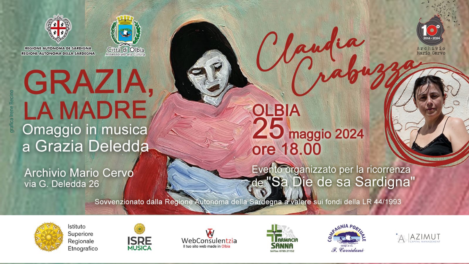 Olbia, omaggio in musica a Grazia Deledda