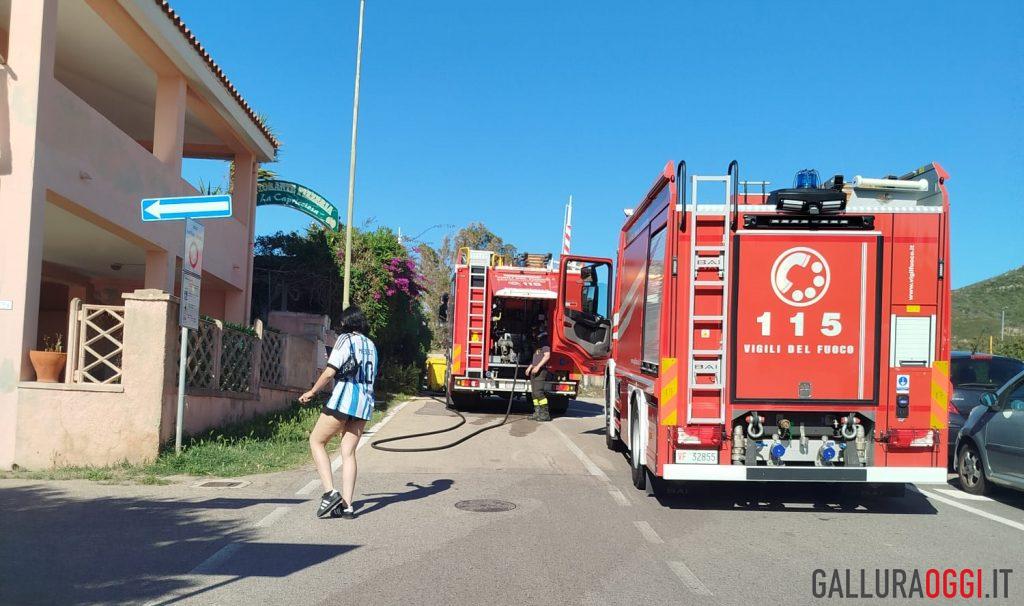 incendio golfo aranci