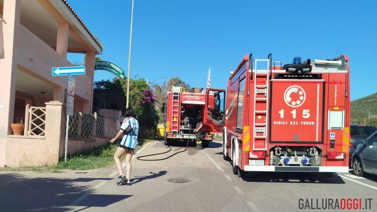 incendio golfo aranci