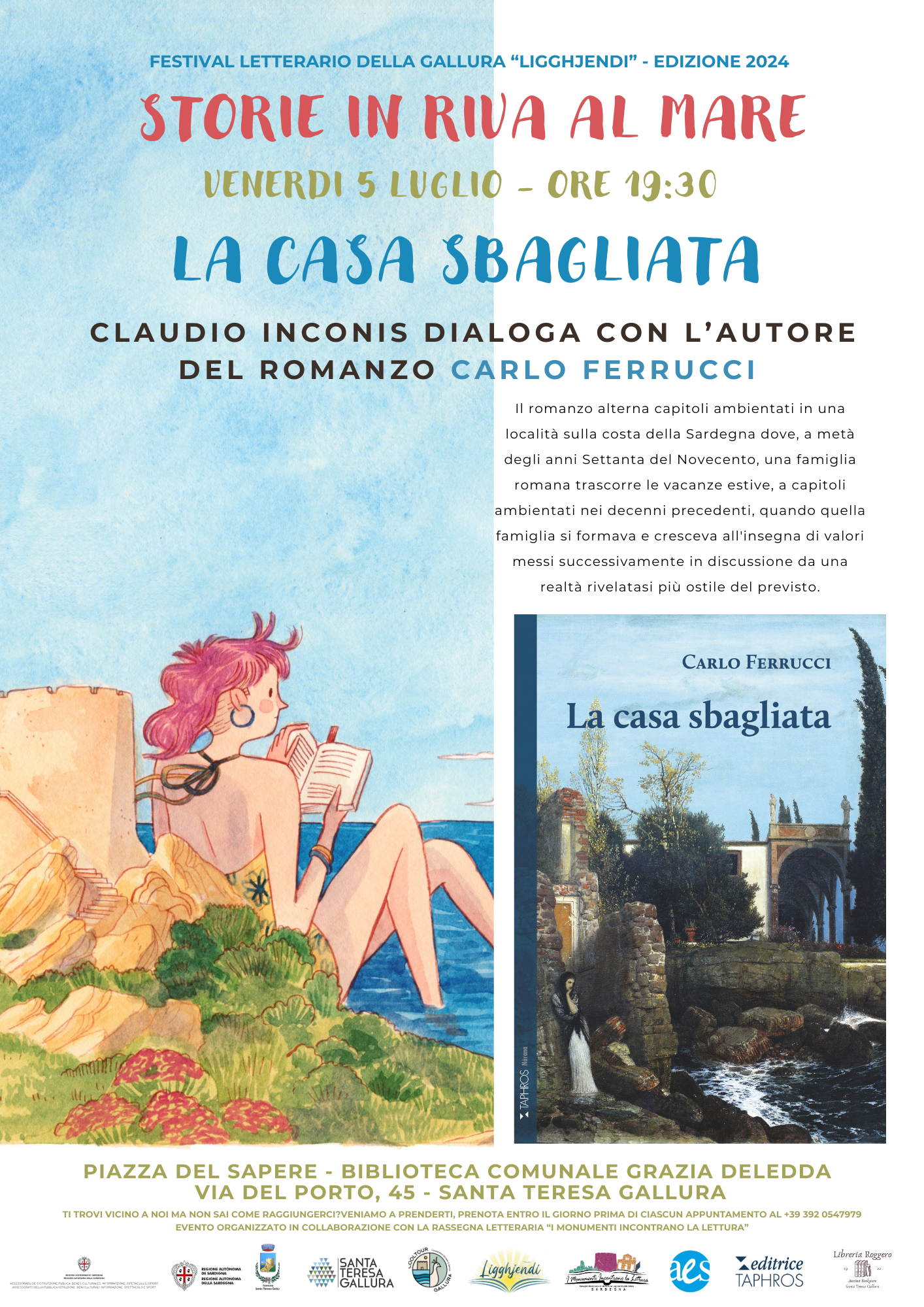 Santa Teresa Gallura: presentazione del libro "la casa sbagliata"