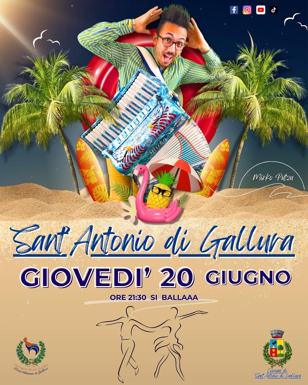 Serata di liscio a Sant'Antonio di Gallura