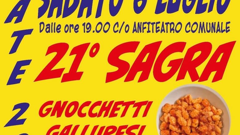 Sagra degli gnocchetti galluresi ad Aglientu
