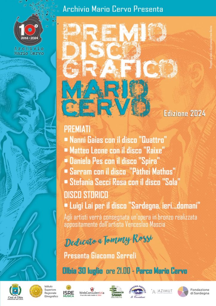 Olbia, premio discografico Mario Cervo