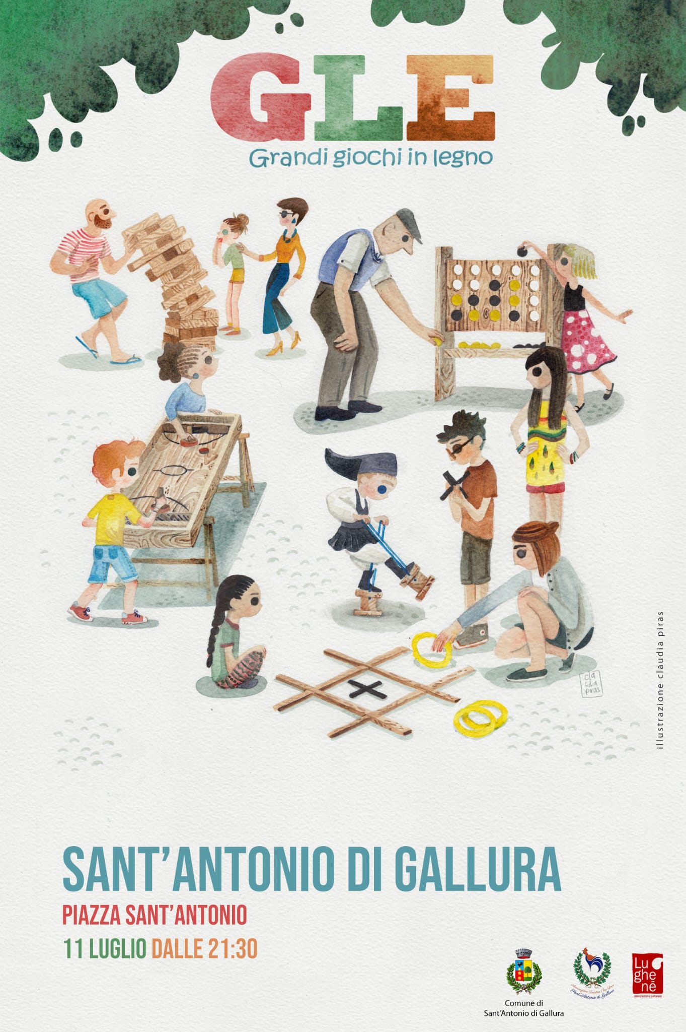 Sant'Antonio di Gallura, serata dei giochi in legno