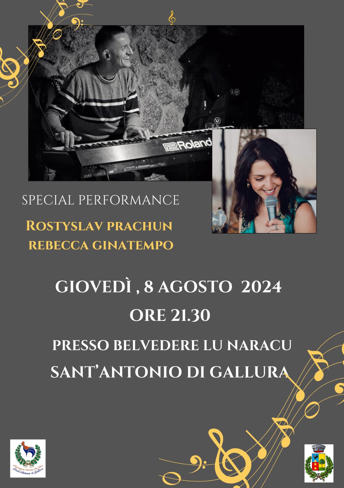 Serata in musica a Sant'Antonio di Gallura