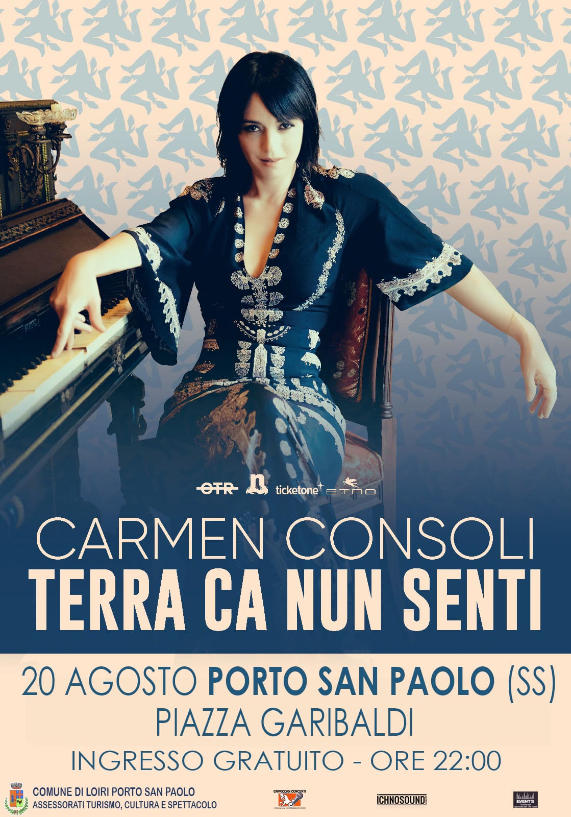 Carmen Consoli in concerto a Loiri Porto San Paolo