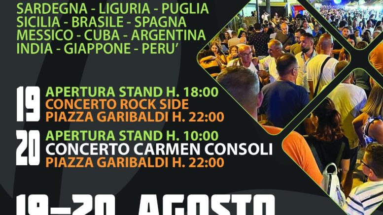 International food festival a Loiri Porto San Paolo