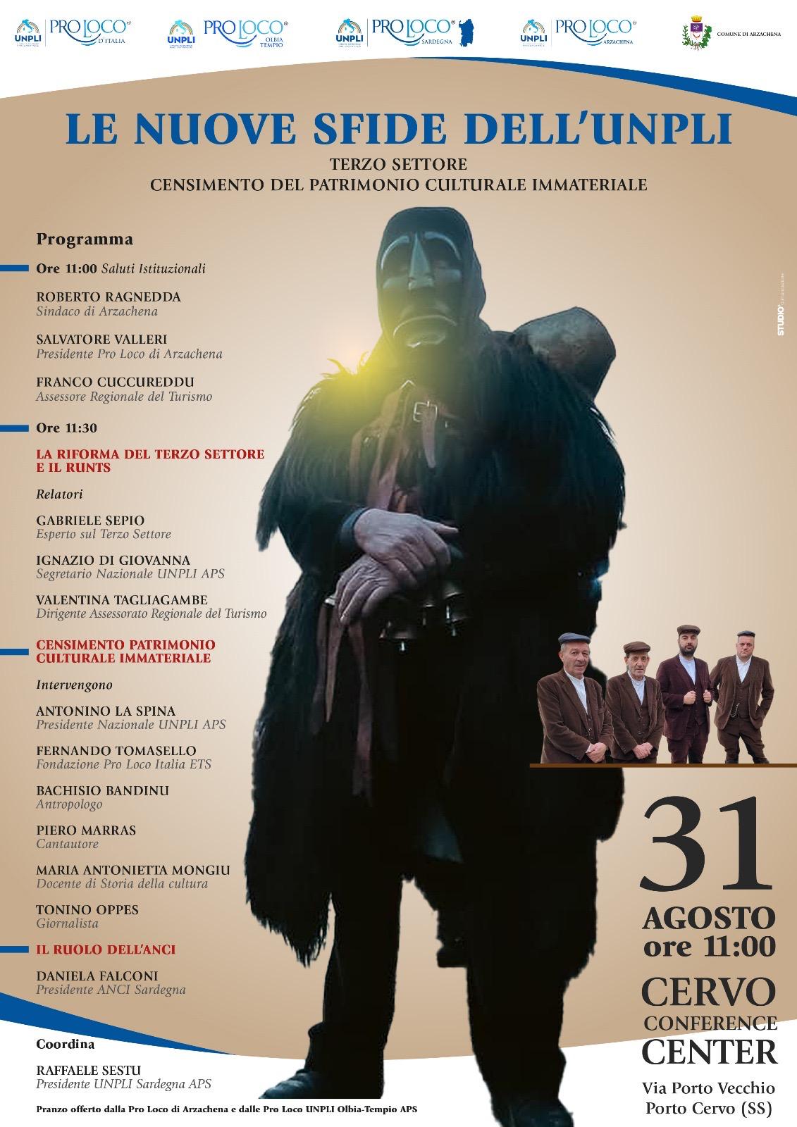 Conferenza "Le Nuove Sfide dell'UNPLI"a Porto Cervo