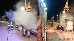 Ecobox in fiamme a Santa Teresa Gallura, scatta l'allarme